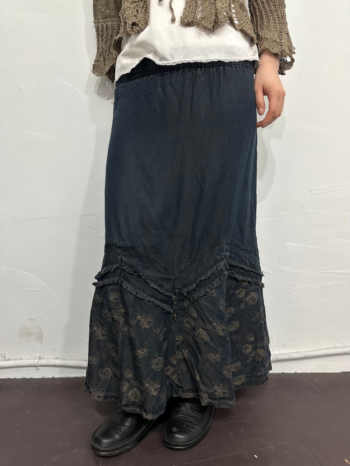 ethnic design skirt 상품이미지1