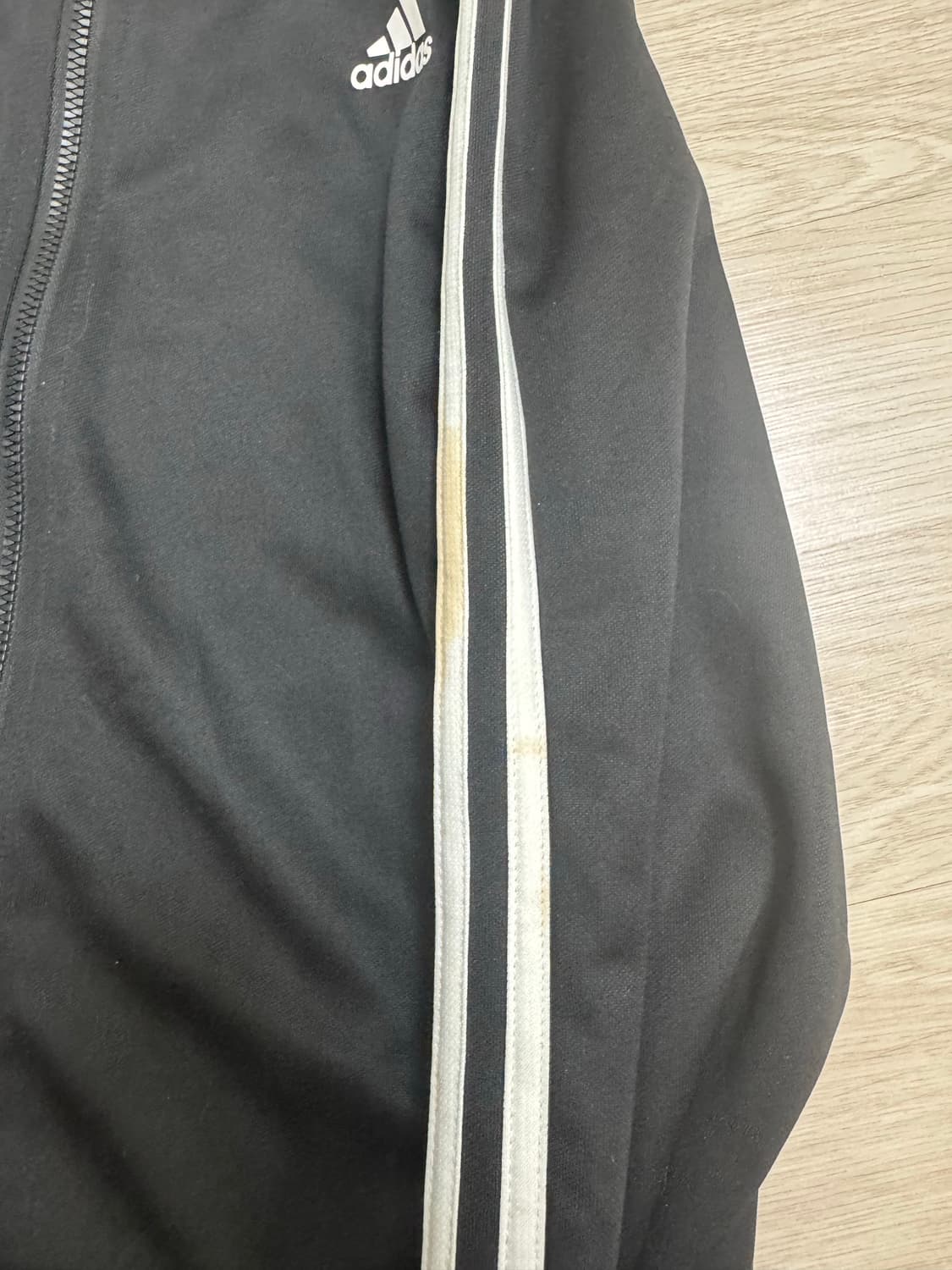 아디다스 삼선 트레이닝 블랙 집업 2xl 상품이미지4