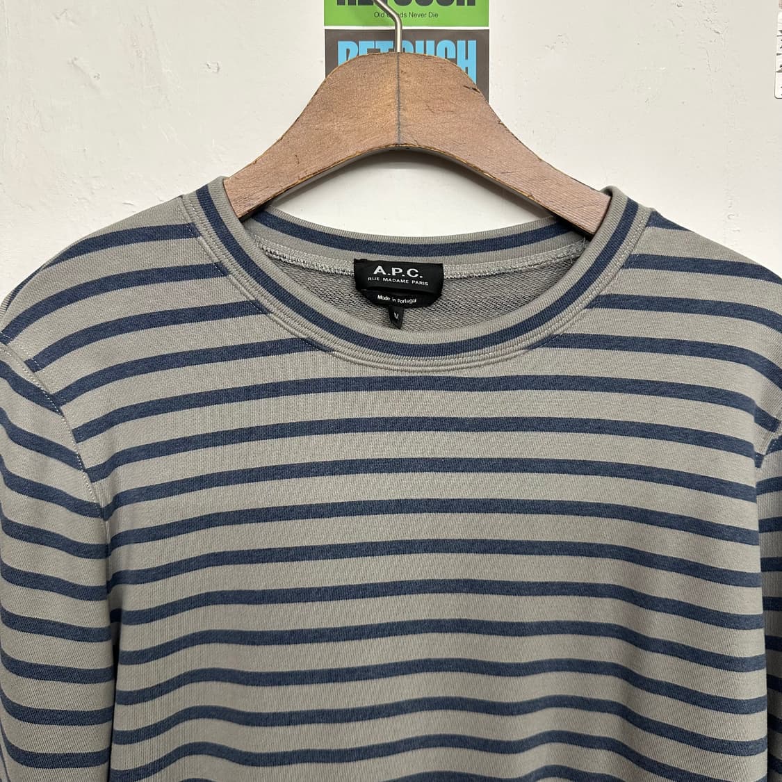 아페쎄 스트라이프 테리 스웻셔츠 상품이미지2