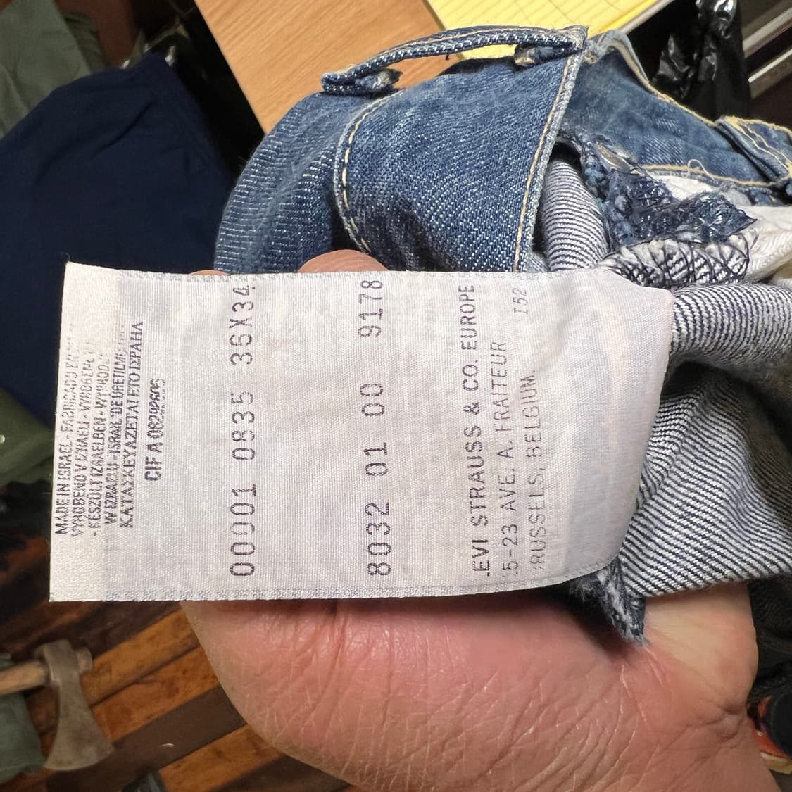 리바이스 엔지니어드진 35x34 Size (38인치) 상품이미지10