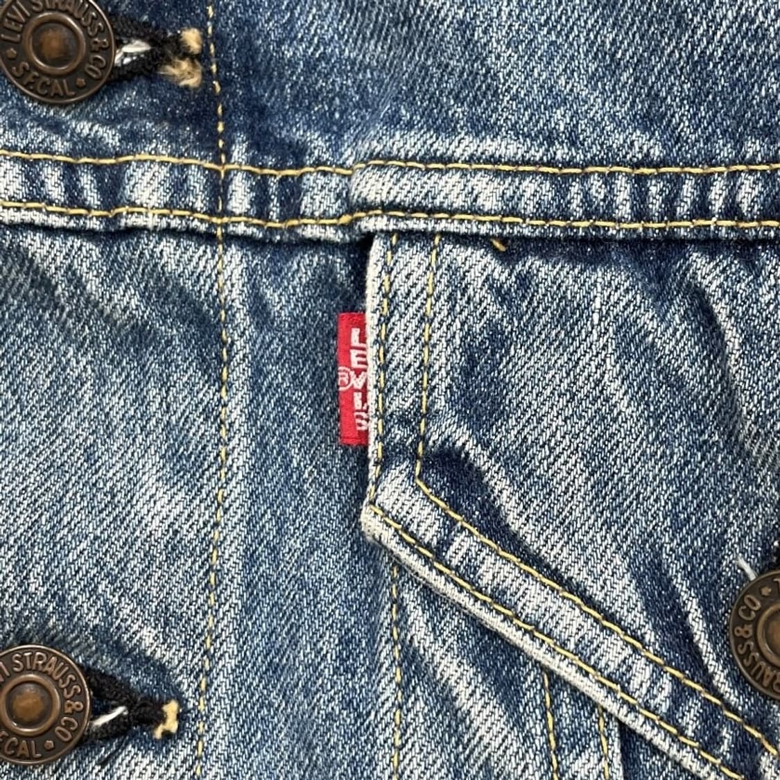 90s 리바이스 빅E 데님 자켓 71557 상품이미지5