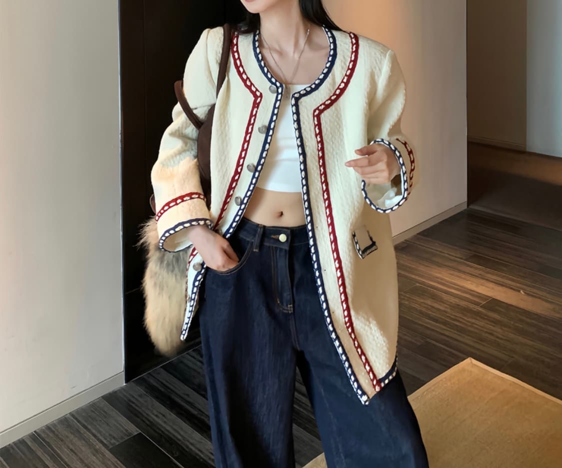 stage 스테이지 트위드 자켓 상품이미지2