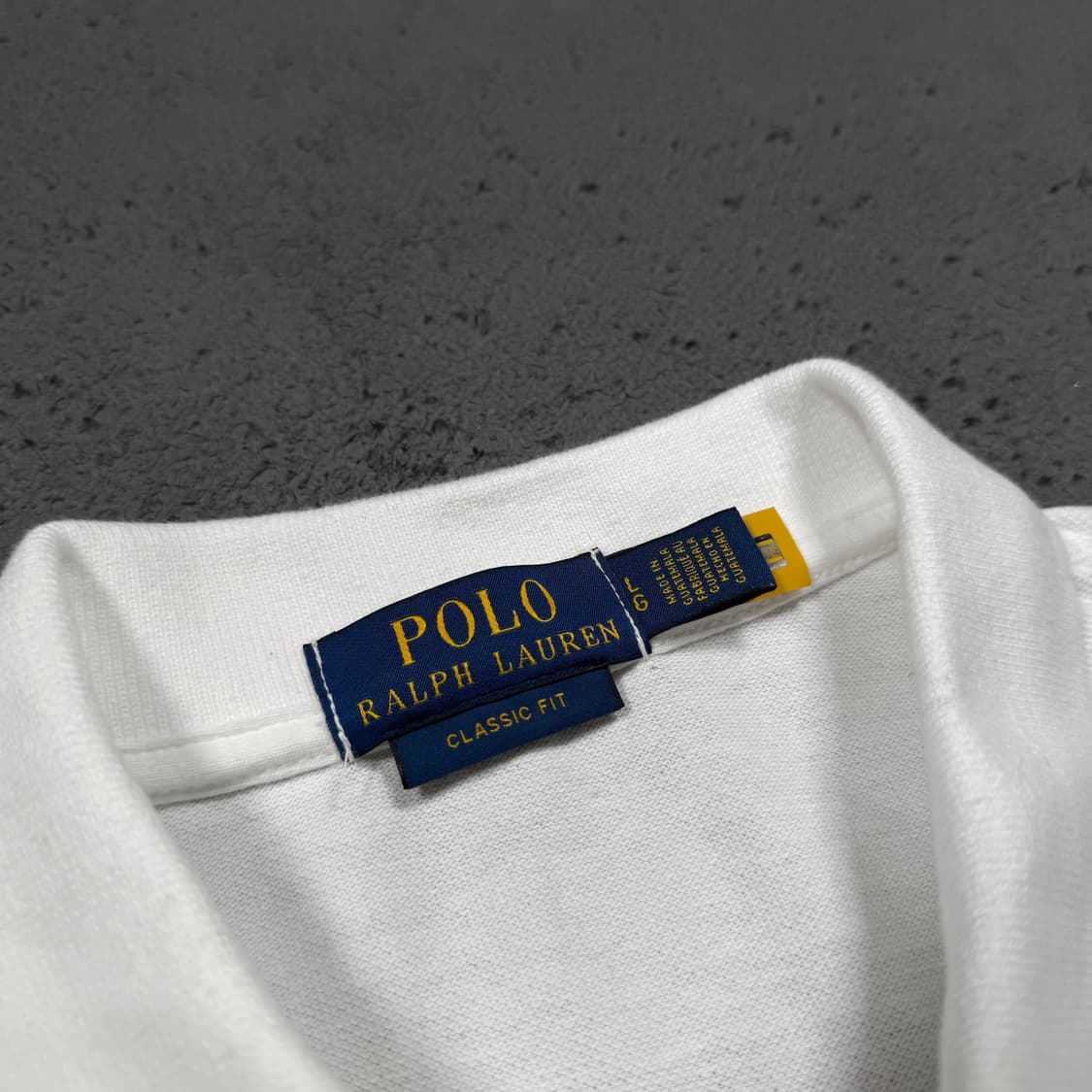 폴로 랄프로렌 임브로이더 자수로고 화이트 카라 반팔 PK 상품이미지3
