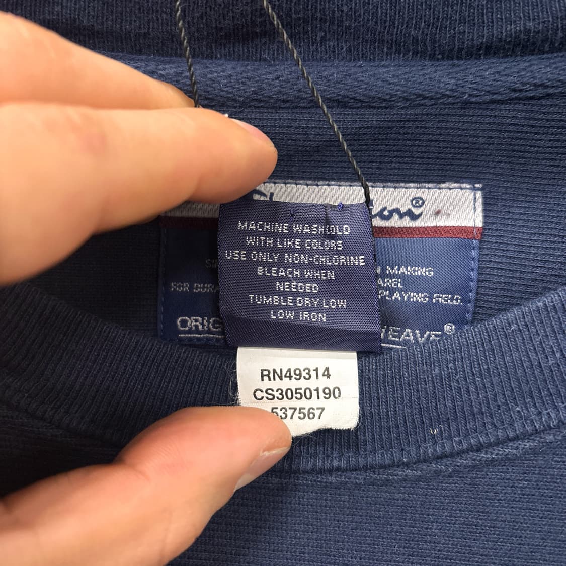 00s 챔피온 OKOBJI 유니버시티 스펠아웃 자수 스웻셔츠 N1221 상품이미지8