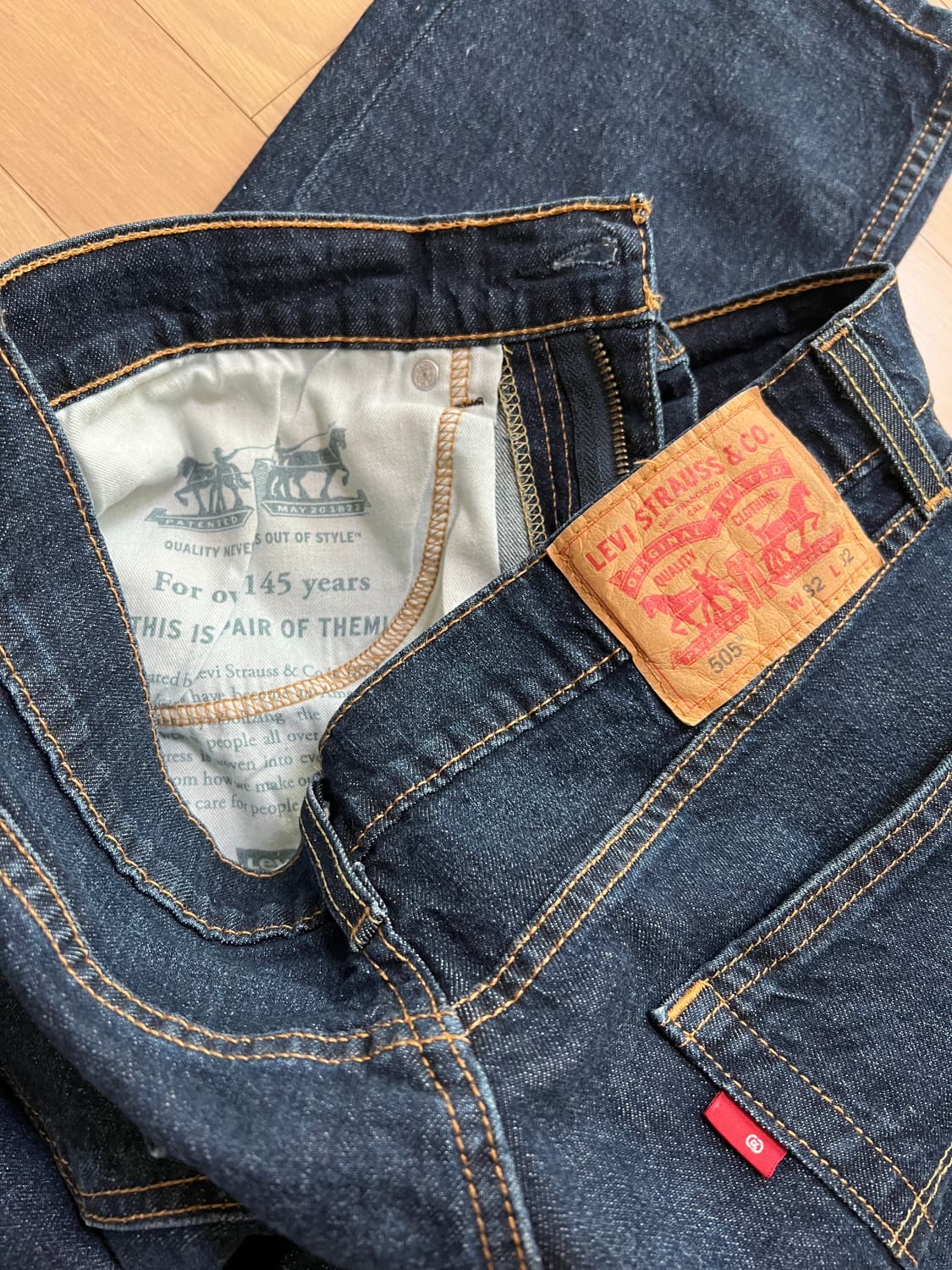 리바이스 505 데님 팬츠 (W32 L32) 상품이미지5