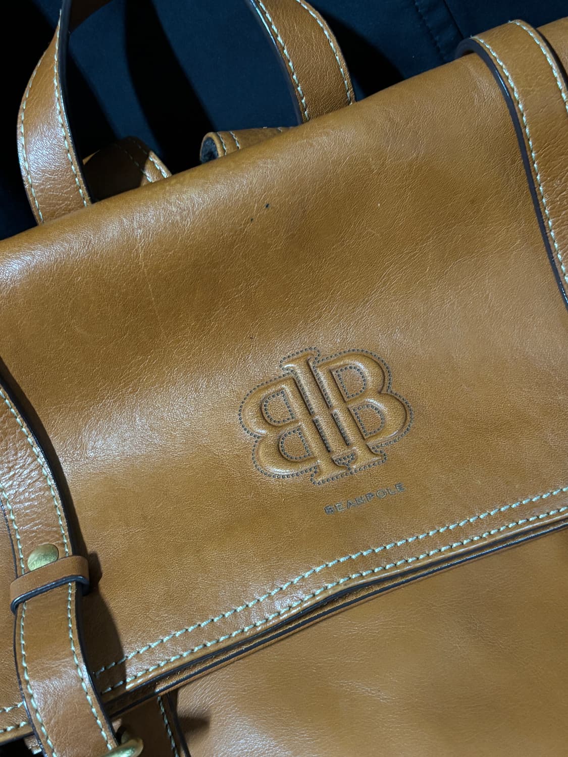 vintage bean pole stand leather bags  상품이미지2