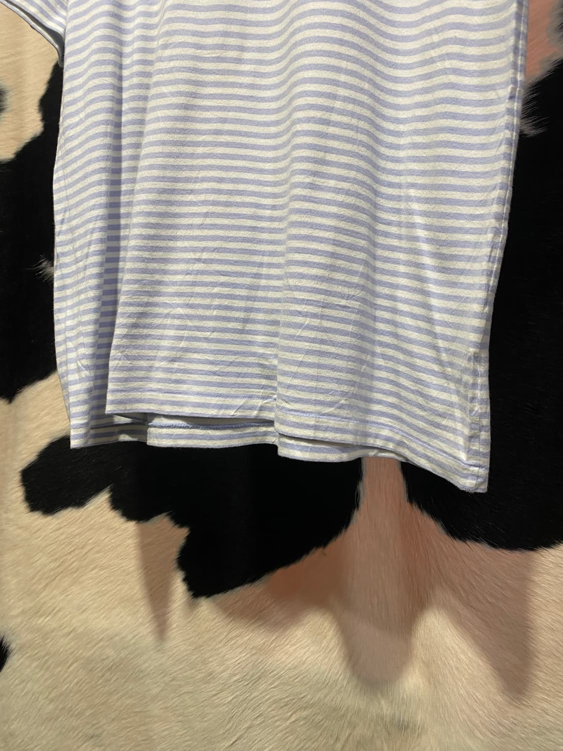 Polo Ralph Lauren 스카이블루 스트라이프 반팔 티셔츠 상품이미지5