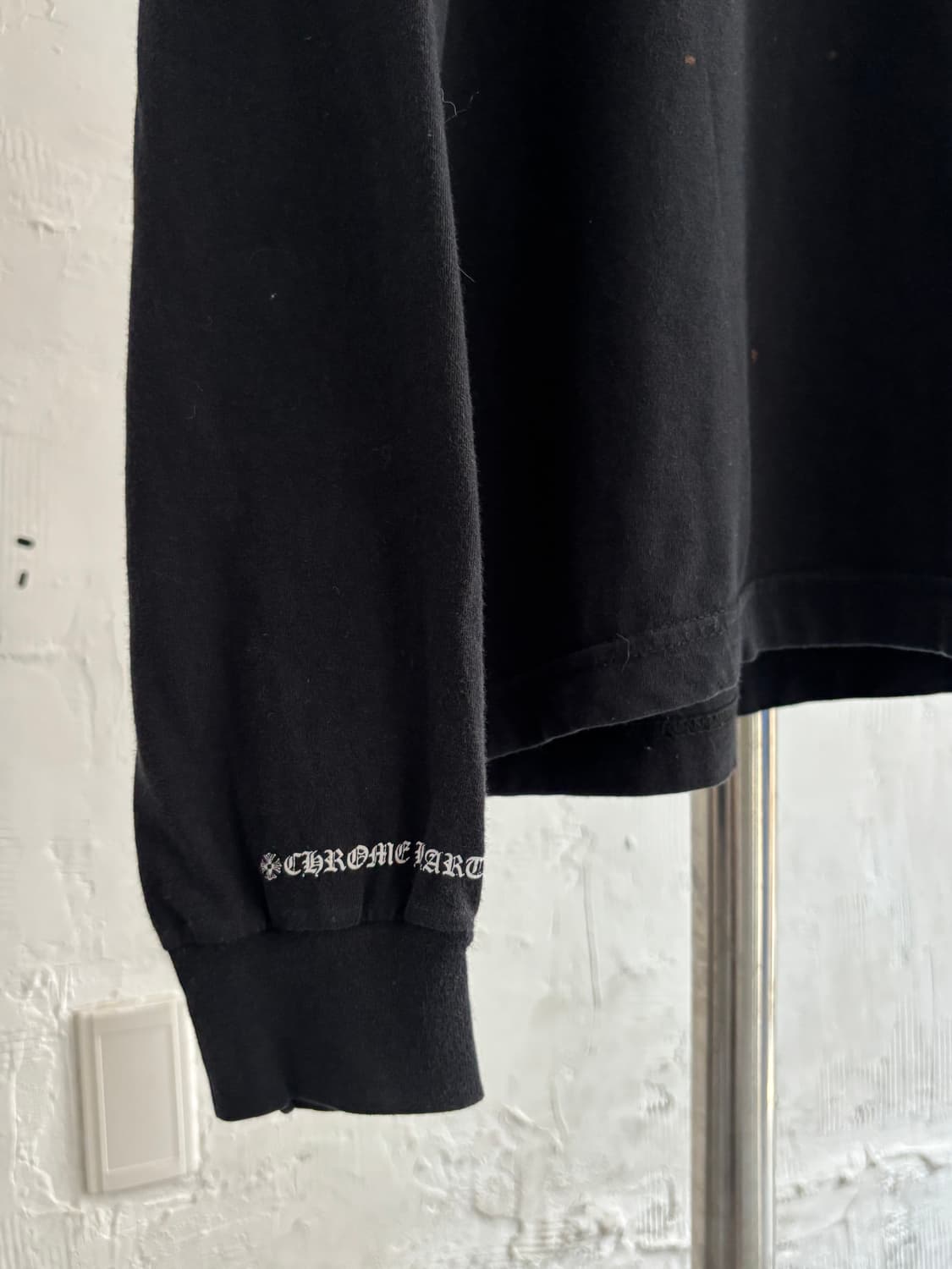 Chrome Hearts 크롬하츠 화이트레드 홀스슈 로고 스태프 슬리브 상품이미지6