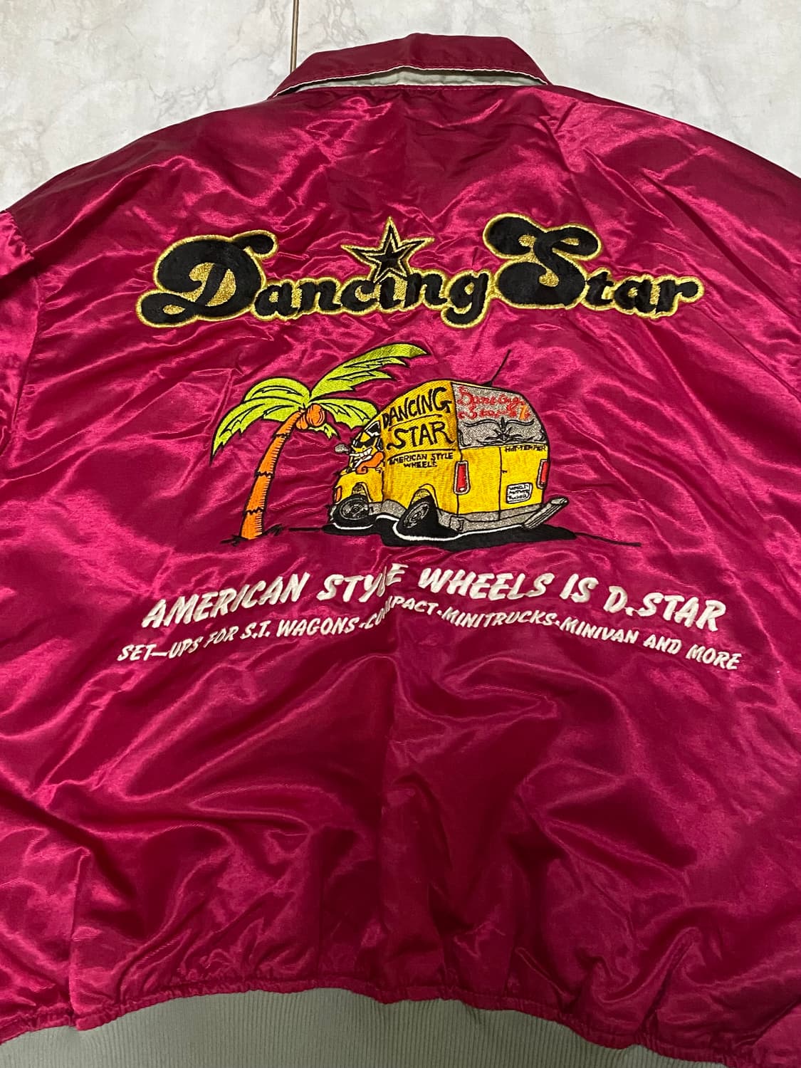 펑크 스카쟌 항공점퍼 블루종 오버핏 100 상품이미지5