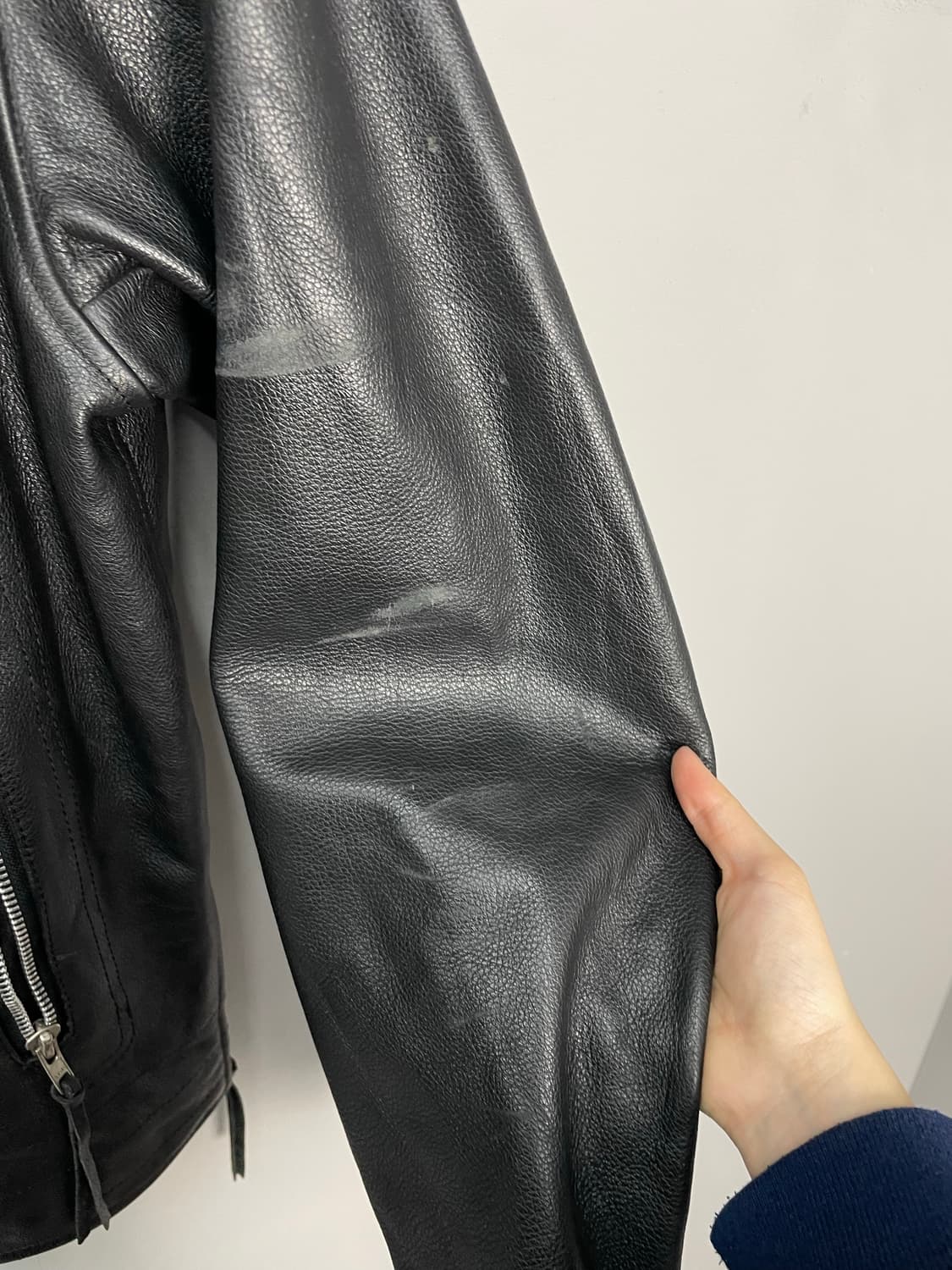 할리 데이비슨 블랙 가죽 라이더 자켓 H2049 상품이미지6