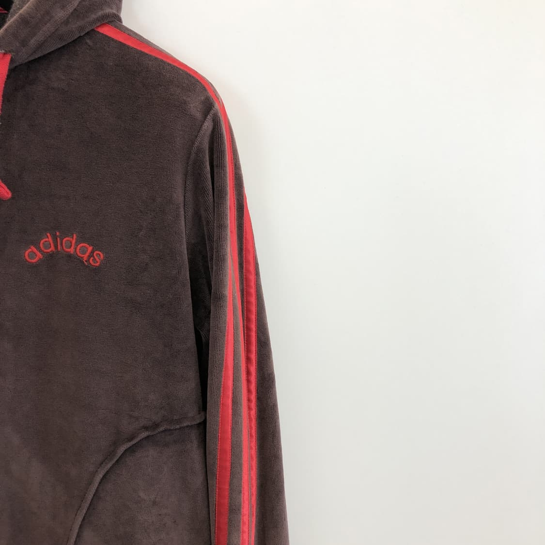 아디다스 Y2K 벨루어 후드져지 100 딱붙  상품이미지2