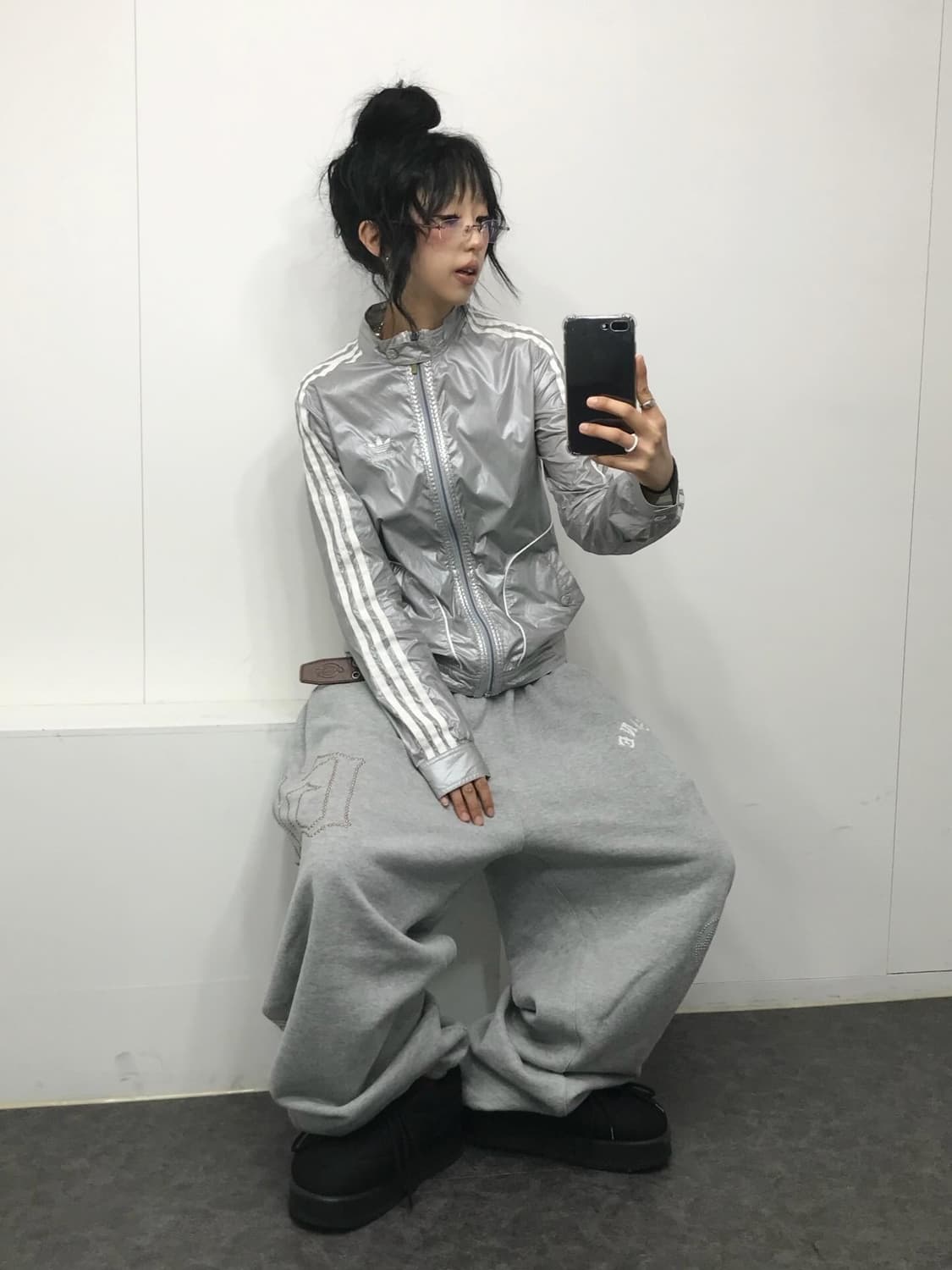 아디다스 오리지널스 실버 바람막이 상품이미지6