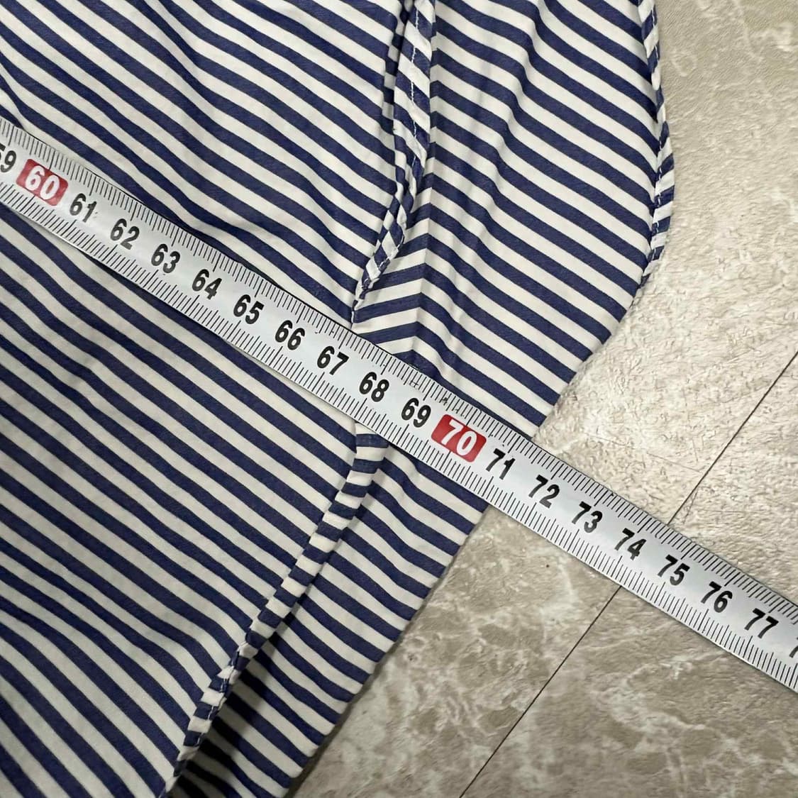 꼼데가르송 블랙 와펜 스트라이프 셔츠(S) 상품이미지7