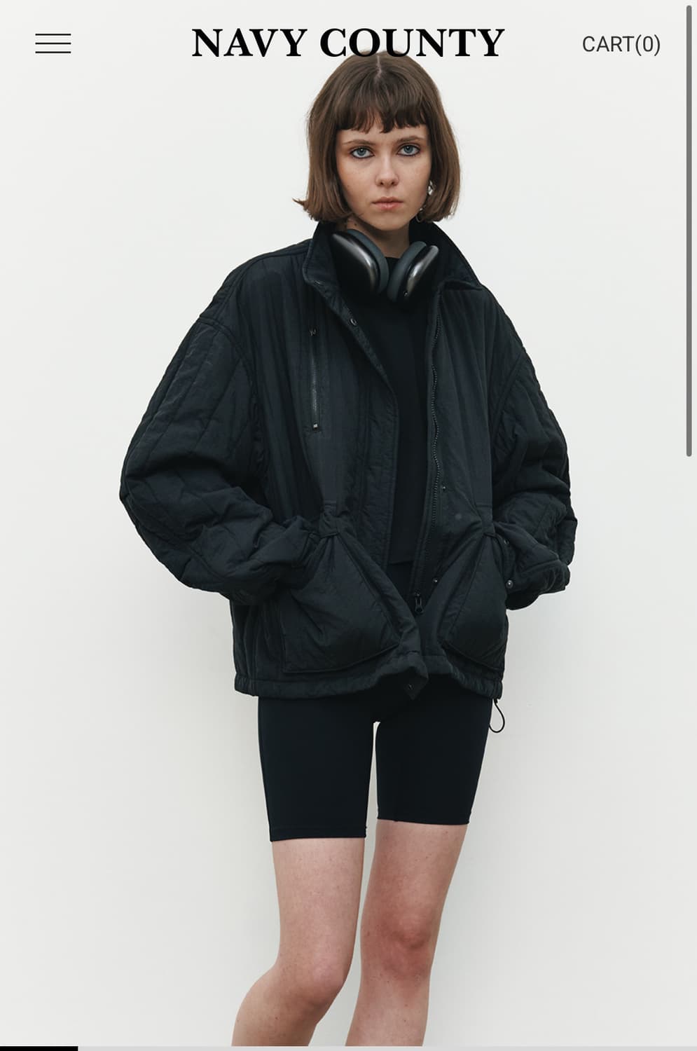 NAVY COUNTY 유타 퀼팅 점퍼 상품이미지2