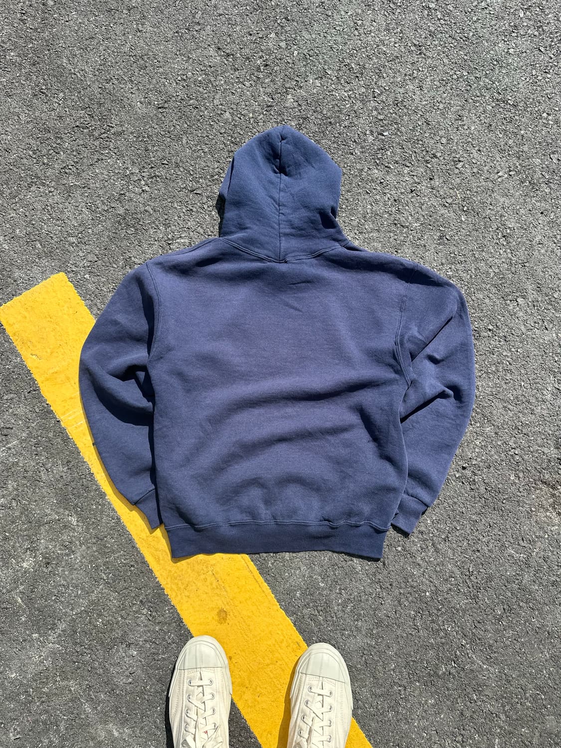 90’s Russell Athletic navy hoodsweat 상품이미지9