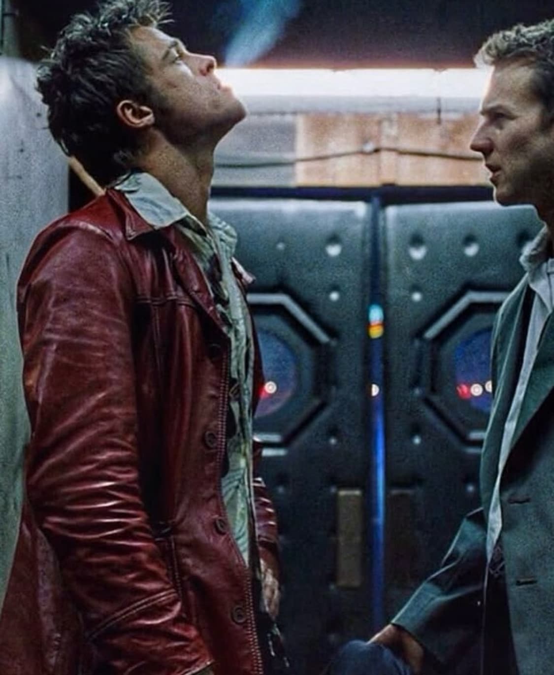 [L] 램스킨 텍스처 레더코트 상품이미지2