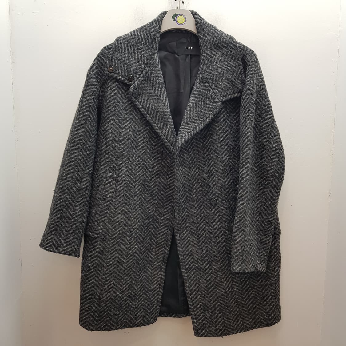 LIST 헤링본 코트  상품이미지1