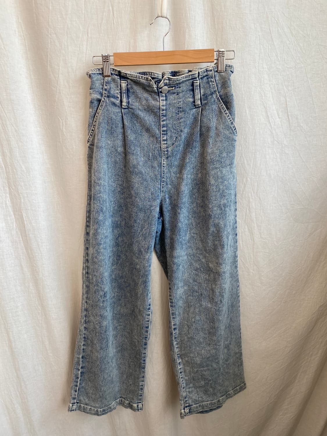빈티지 아이싱 데님밴딩팬츠(M) 상품이미지1