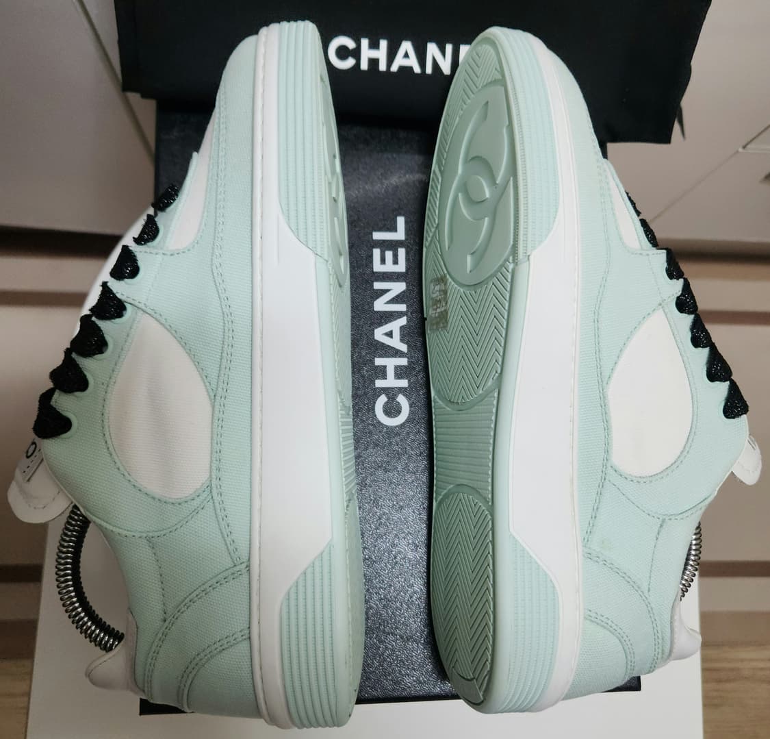 [정품]24C샤넬 스니커즈 운동화 파스텔 38 (남녀공용)새상품급한정판  상품이미지4