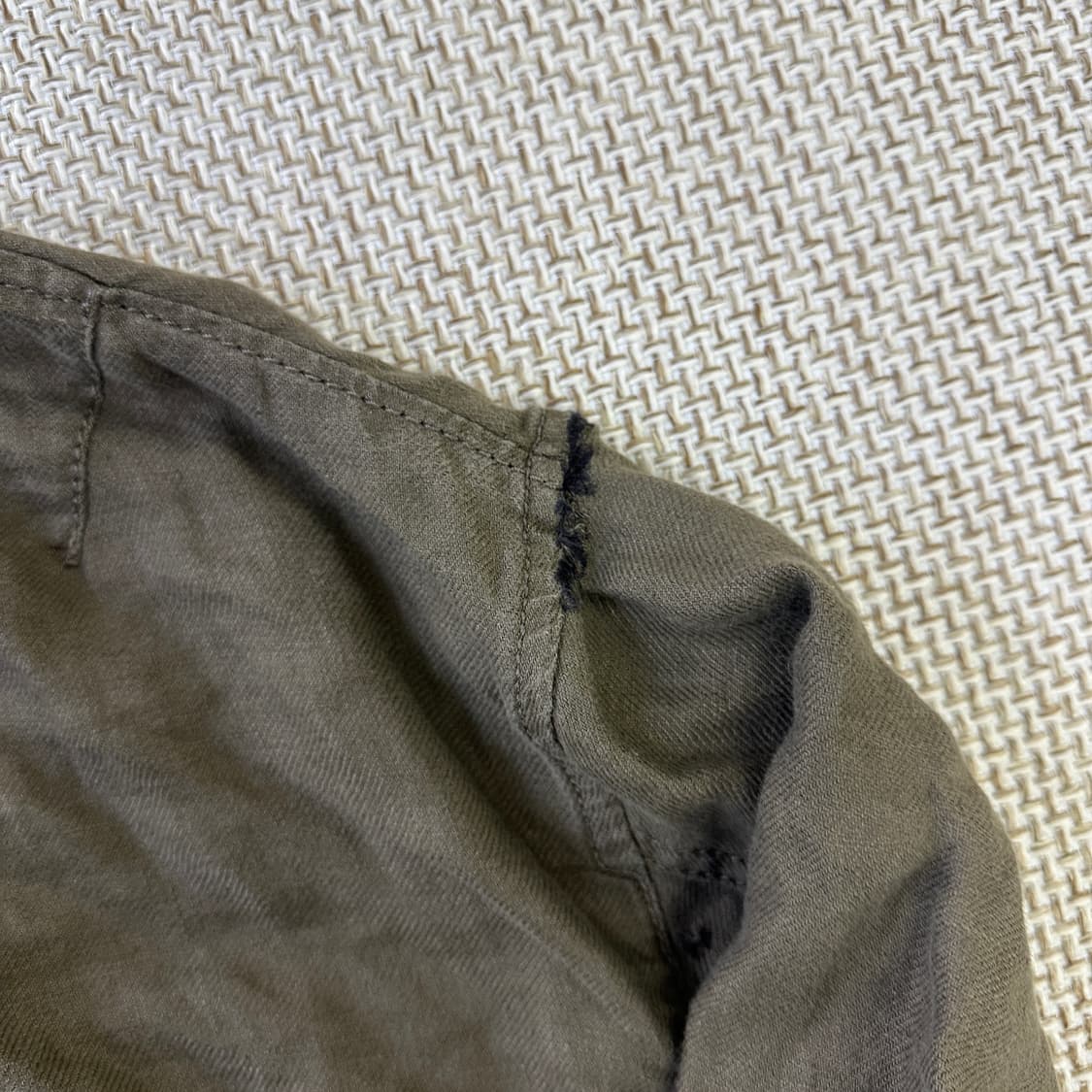 S 자라맨 카키색 야상 자켓 0331D 상품이미지4