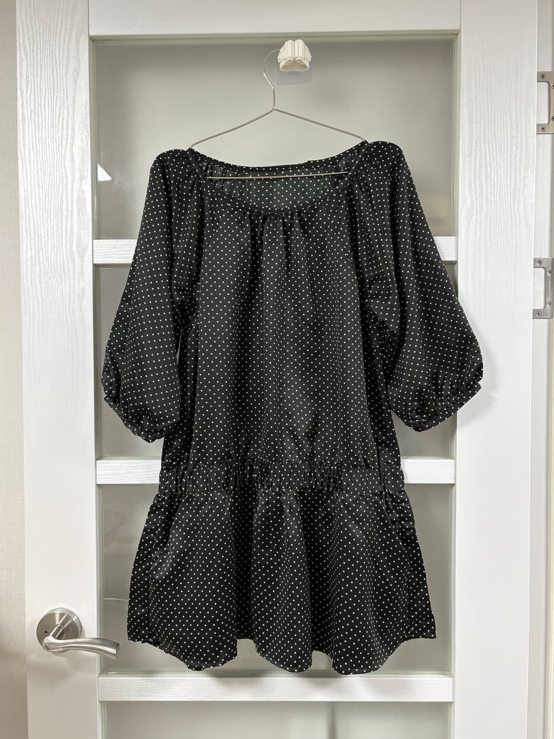 도트 레이어드 원피스 상품이미지1