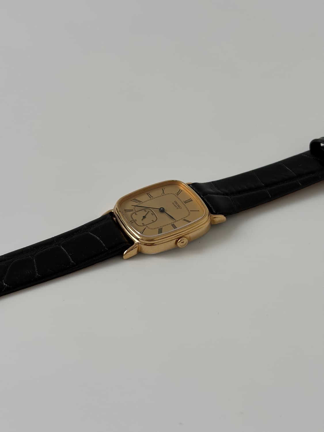 1980s Chariot Small Seconds Gold Quartz 상품이미지6