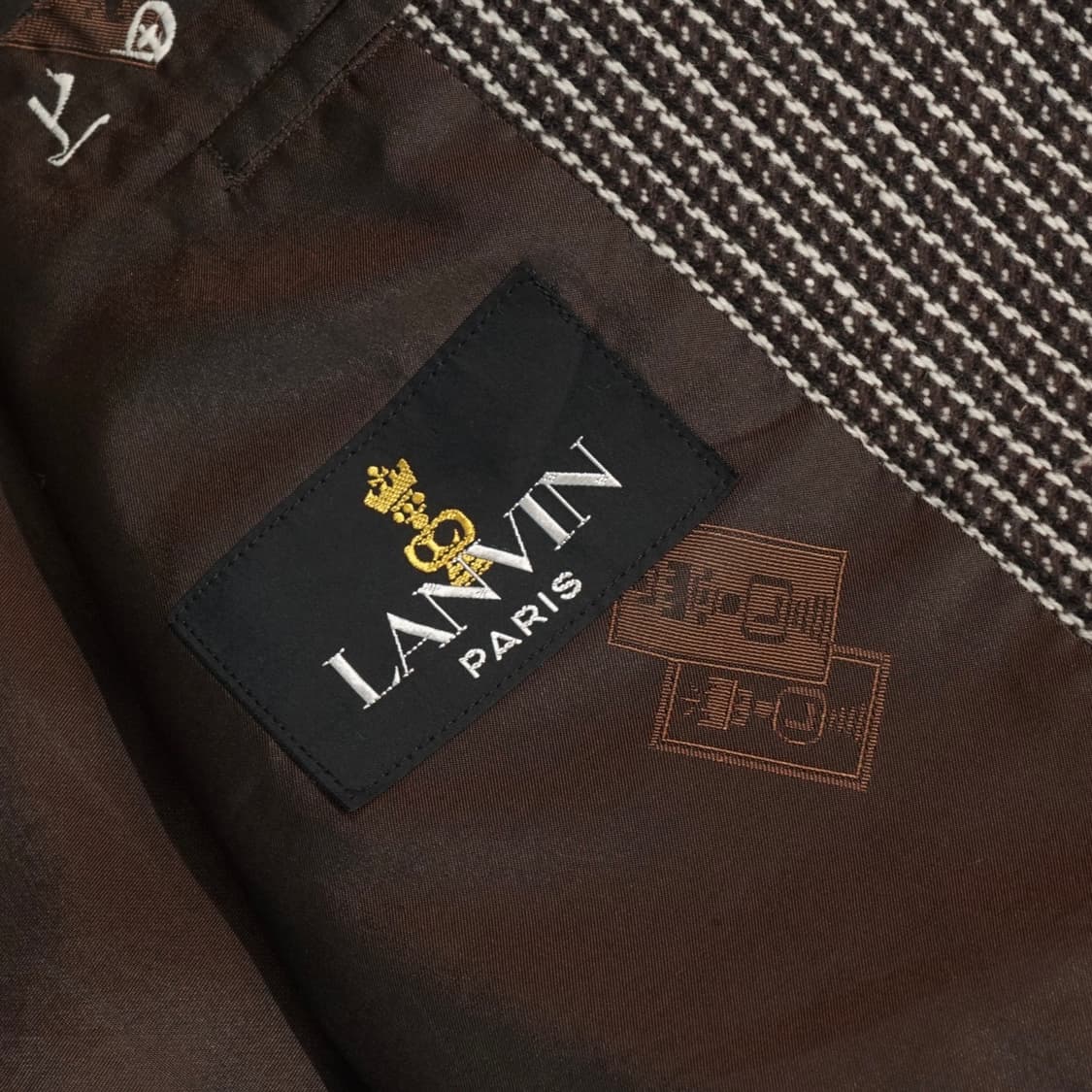 1990s 랑방 빈티지 헤링본 자켓 상품이미지8