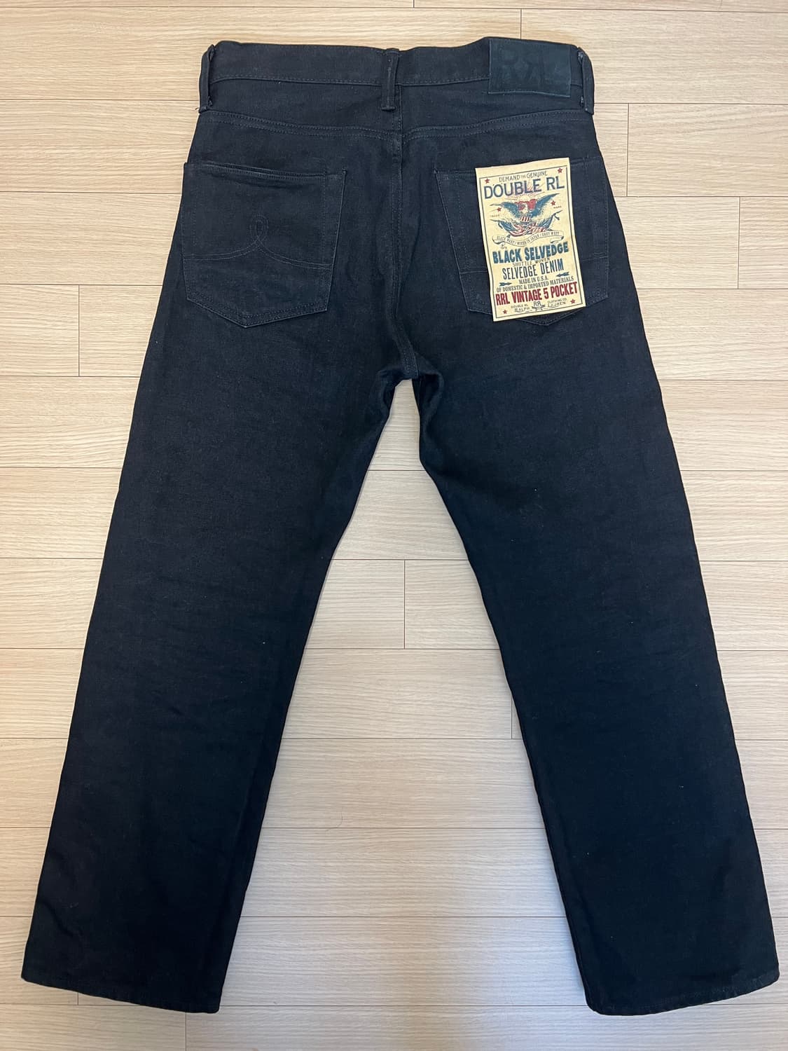 [29] RRL더블알엘 빈티지 5포켓 블랙온블랙 상품이미지2