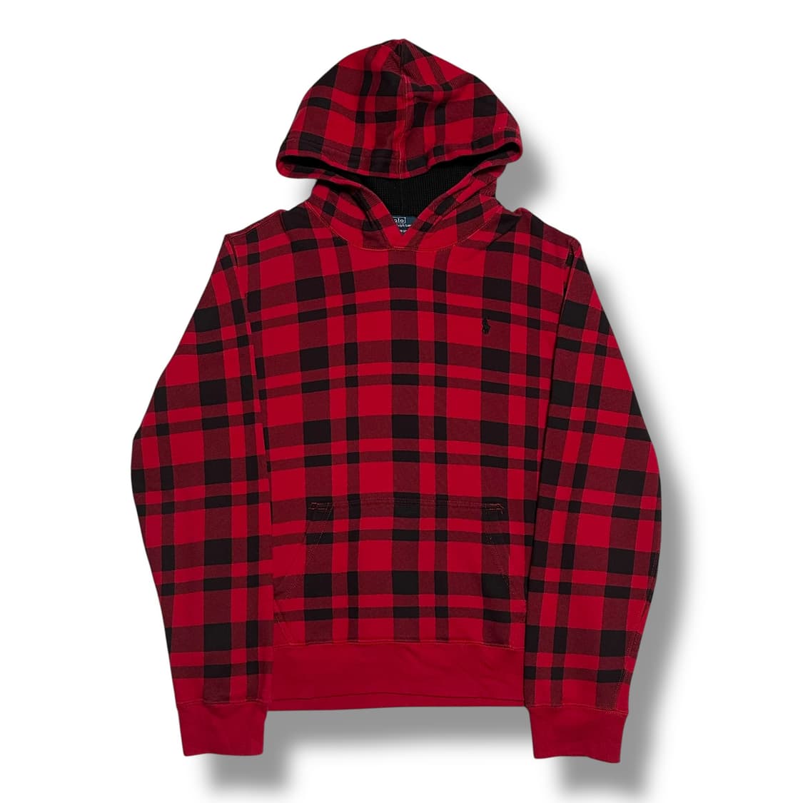 Polo Ralph Lauren 피그먼트 타탄체크 후드티 상품이미지1