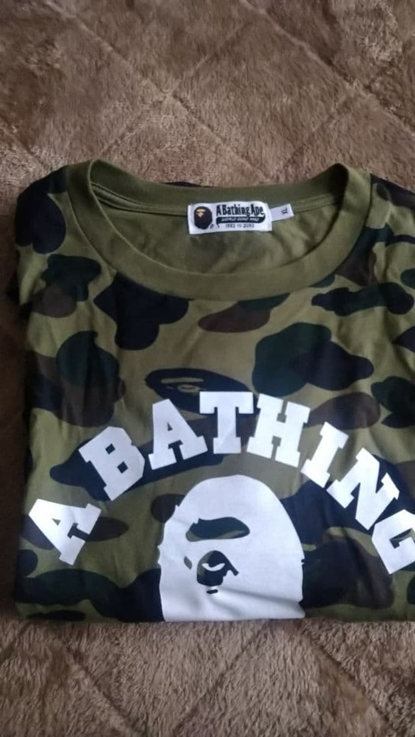 베이프 1ST 카모 컬리지 롱슬리브 티셔츠 상품이미지9