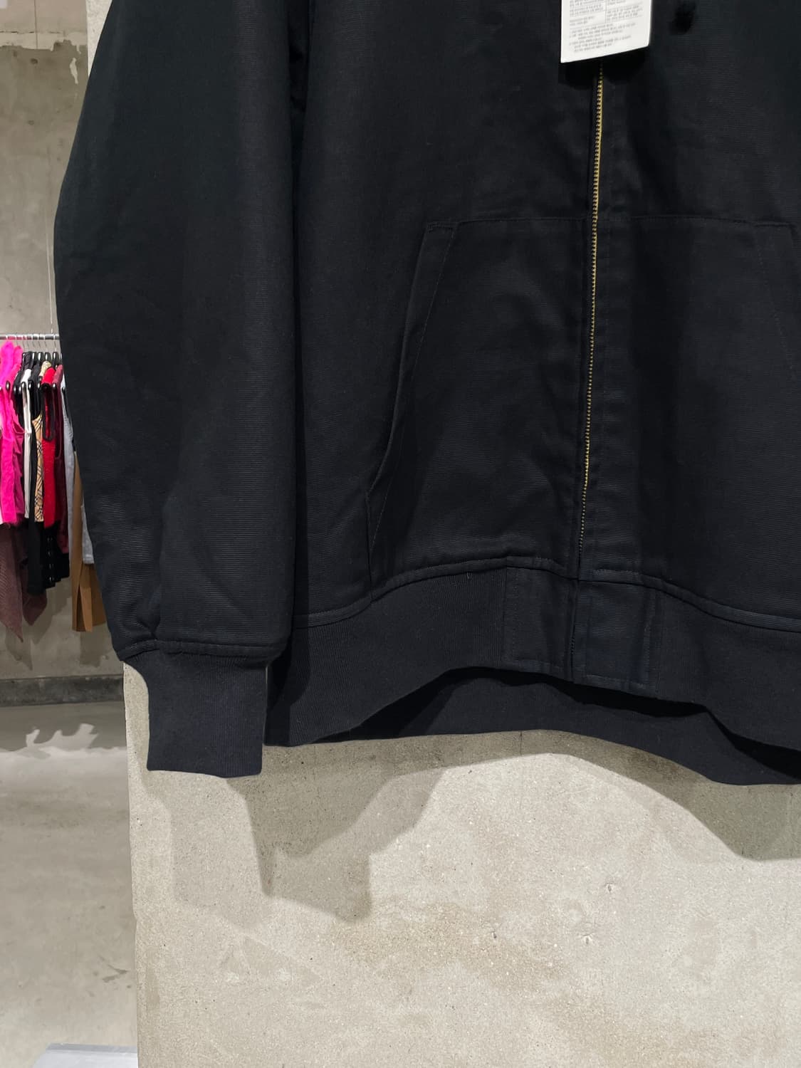 챔피온 블랙 플리스 라이닝 후디 집업 자켓 상품이미지4