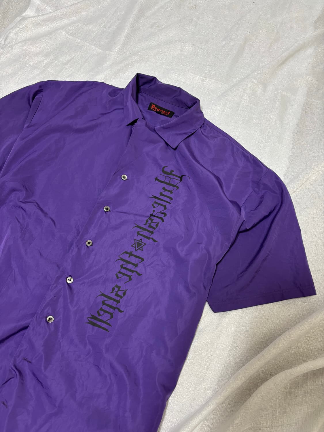 “Deorart” 00’s Gothic Back Print Purple  상품이미지2