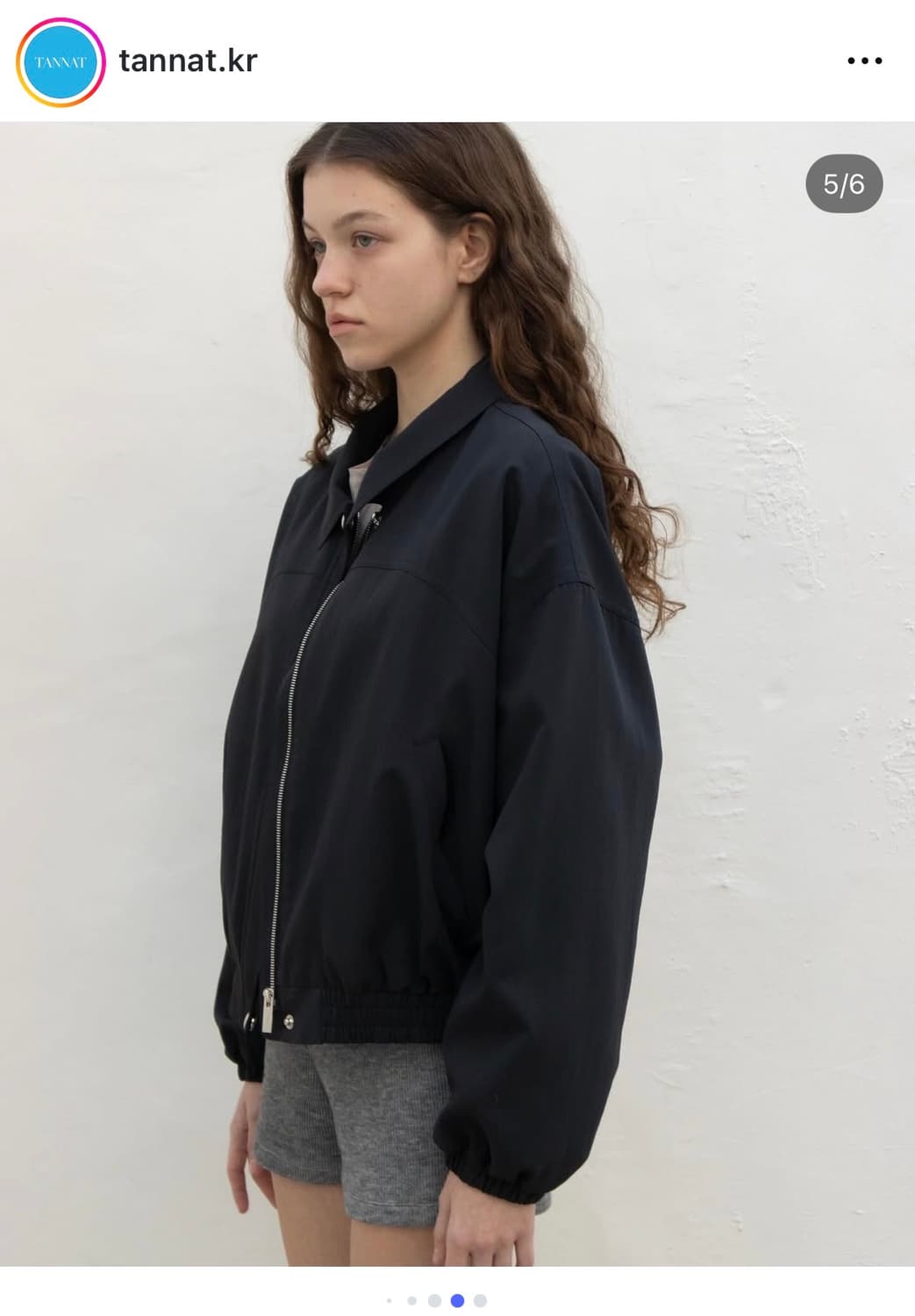 TANNAT 타낫 블루종 점퍼 (다크그레이) 상품이미지3