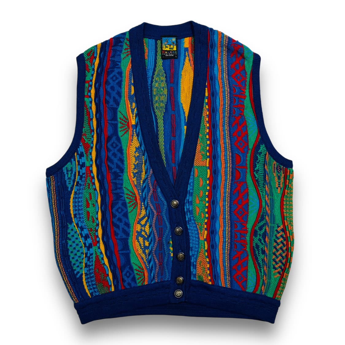 EMAROO 1990s 3D cable knit vest 상품이미지1