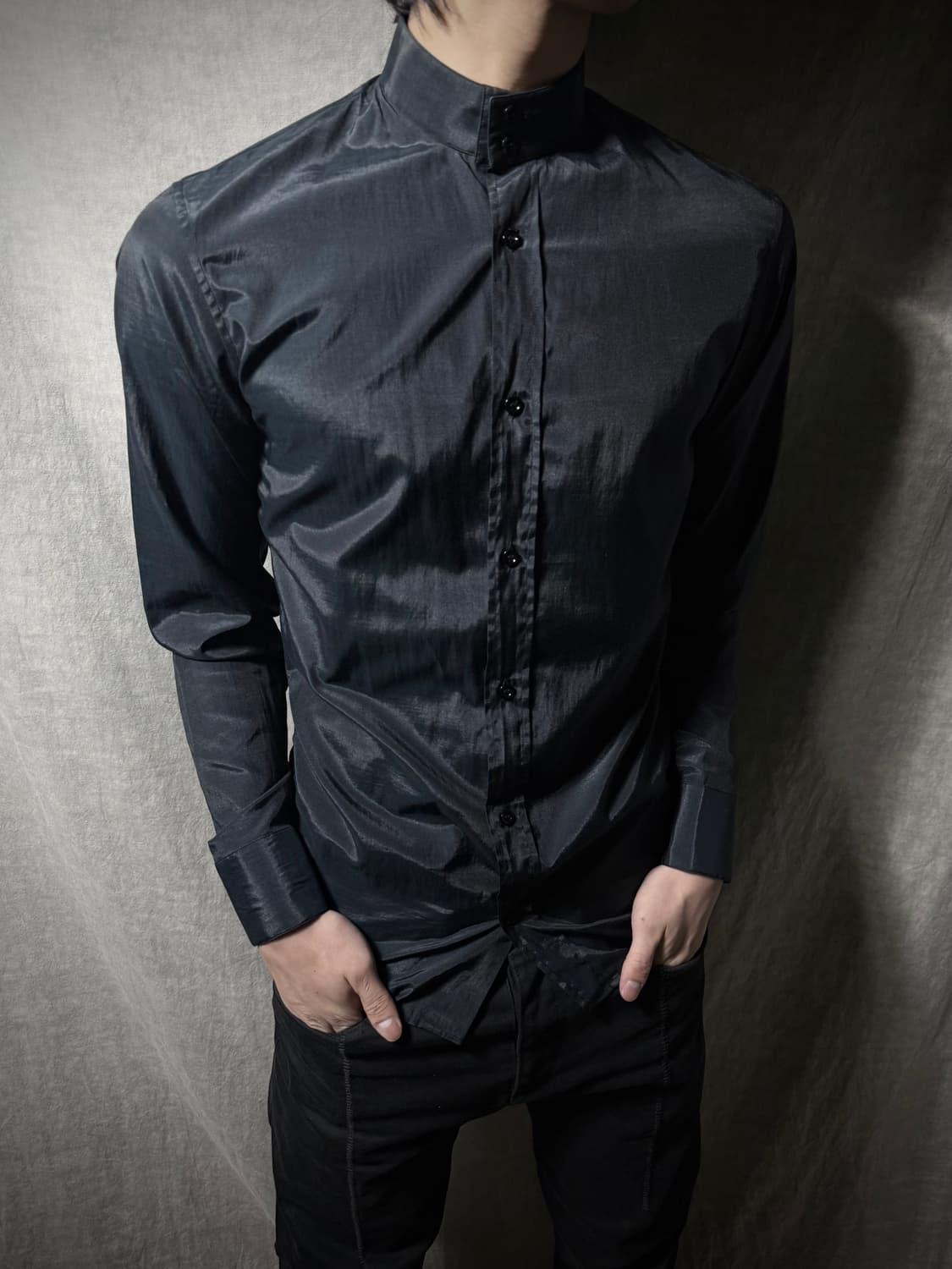 Dior Homme 07SS High Stand Collar Shirt  상품이미지1