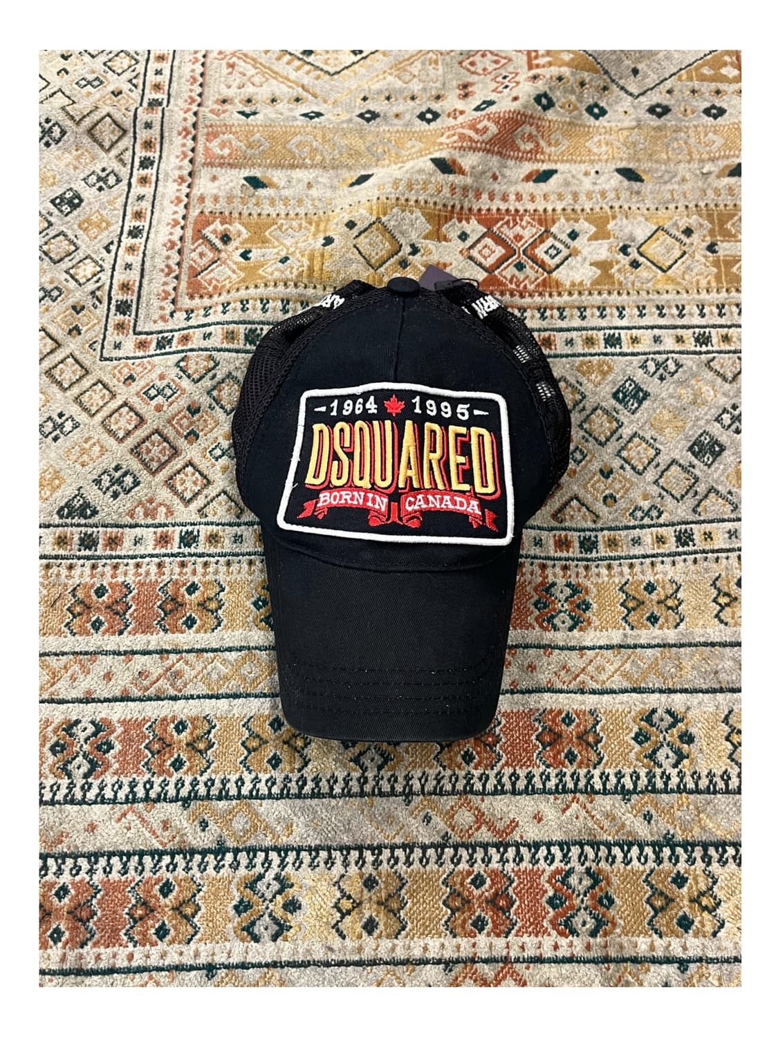 디스퀘어드2 트러커 볼캡 블랙 #csz3437 상품이미지1