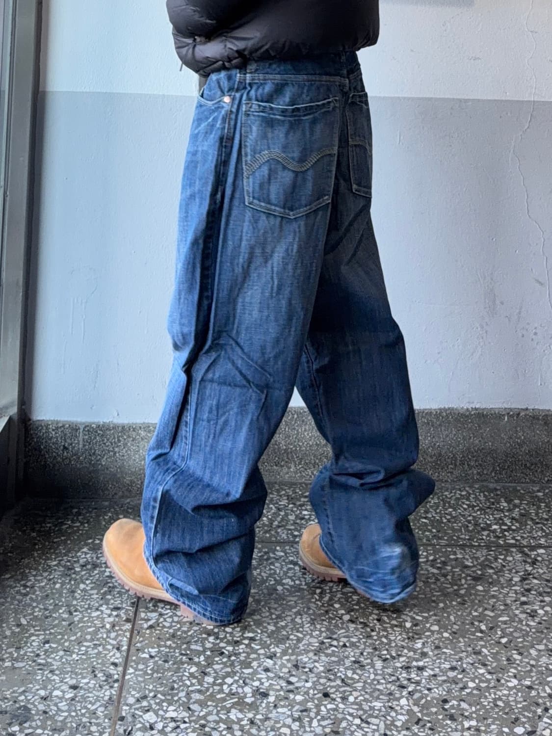 빈티지 자수 힙합팬츠 상품이미지2