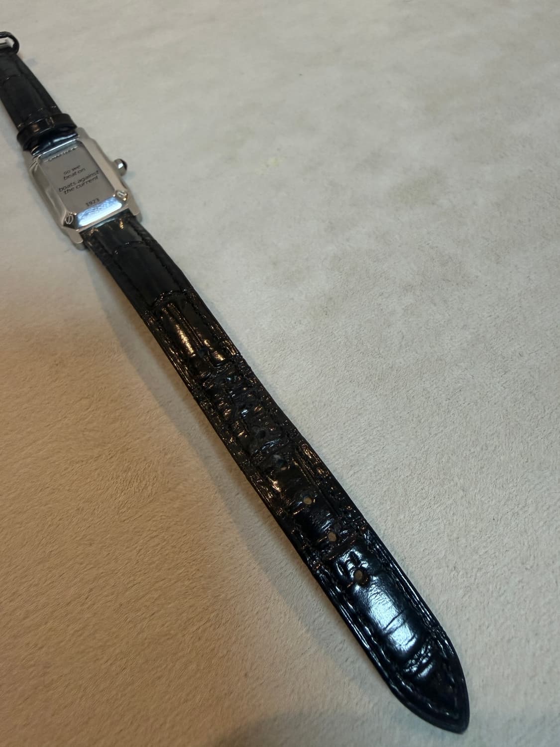 가만 가죽 팔찌 개츠비 마지막 구절 / 단품 상품이미지5