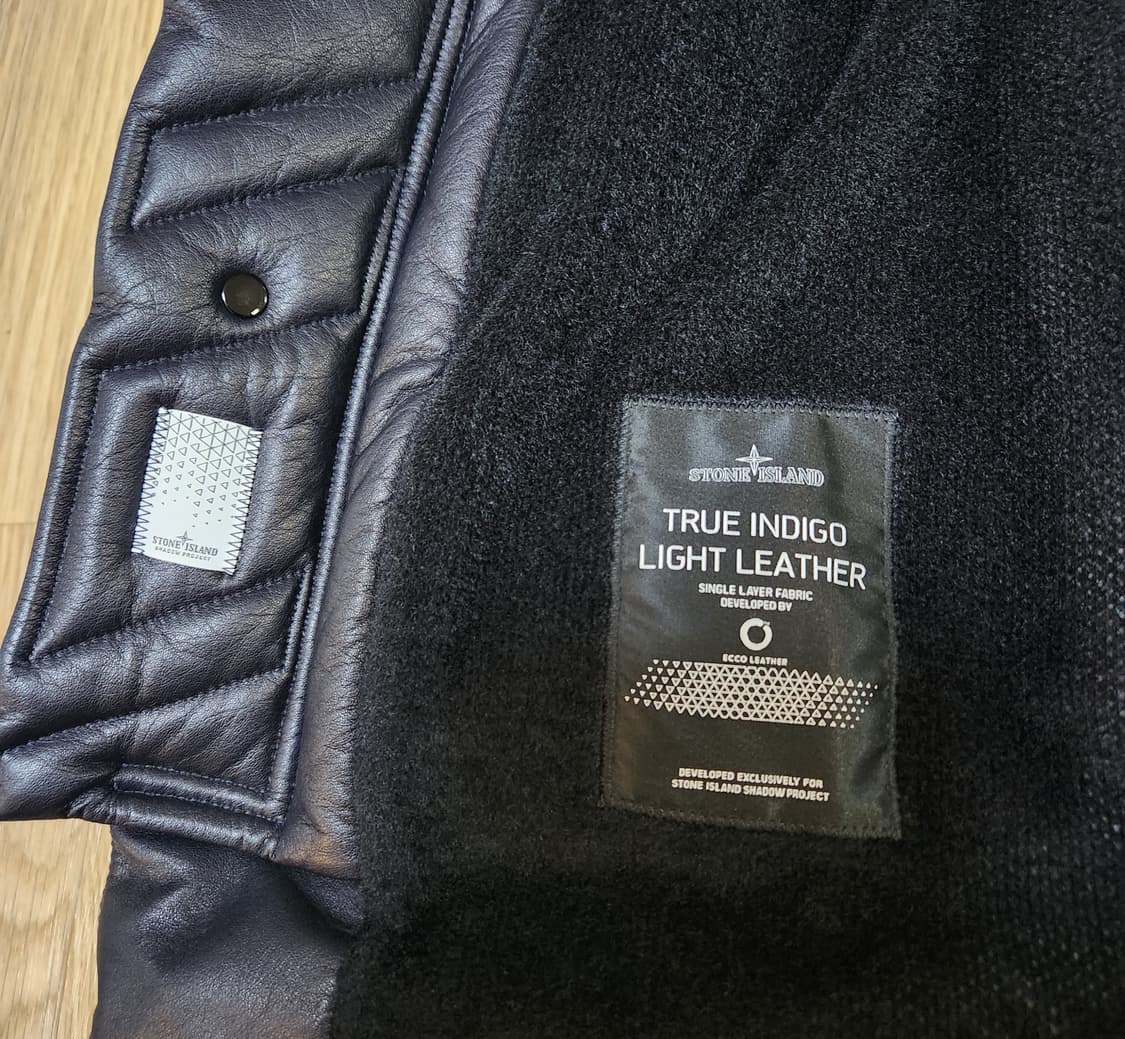 [정품] 스톤아일랜드 레더유딜리티베스트 가죽 패딩 조끼 L (남여공용)  상품이미지9