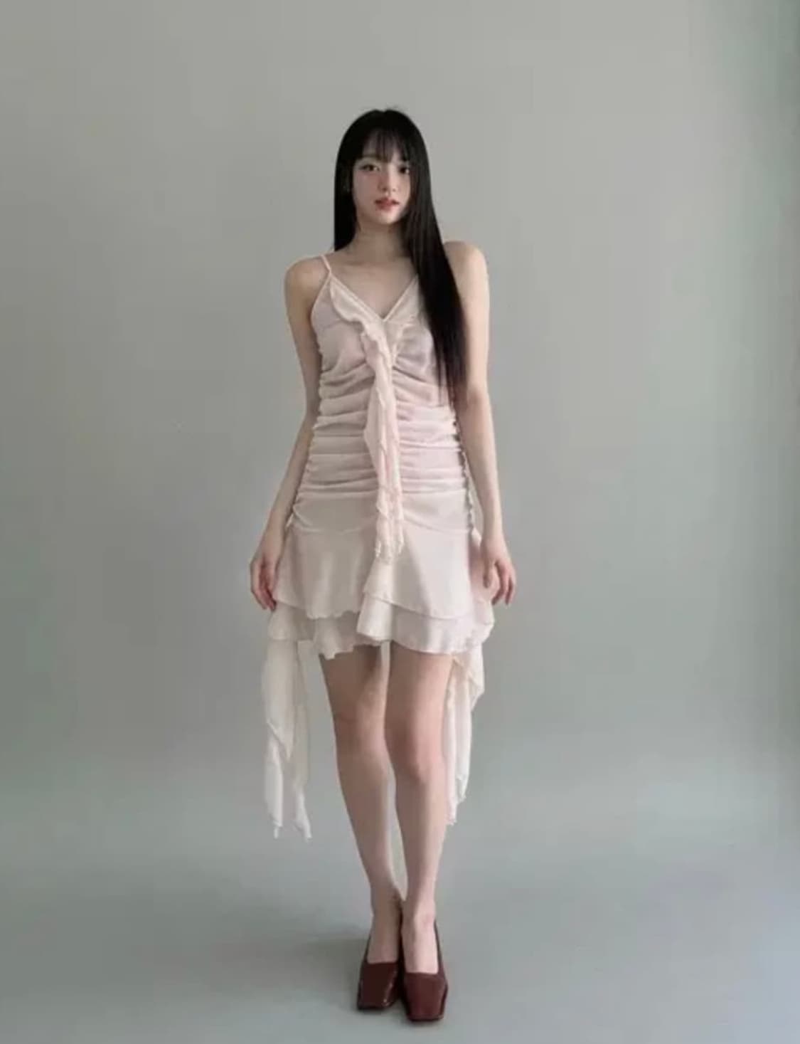 뉴얼린 핑크 나시원피스 상품이미지3