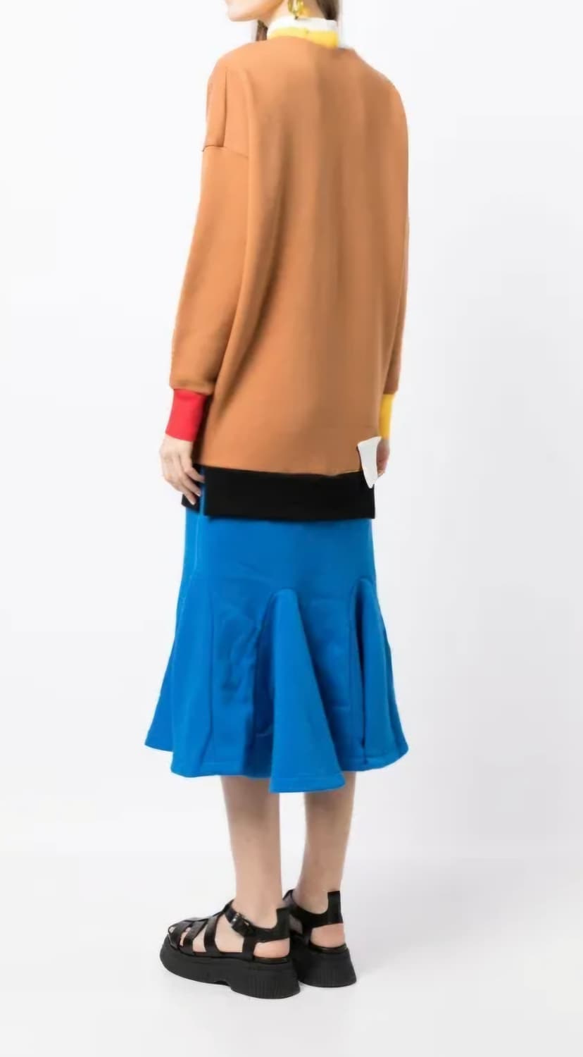 ENFOLD 엔폴드 컬러블록원피스 상품이미지2