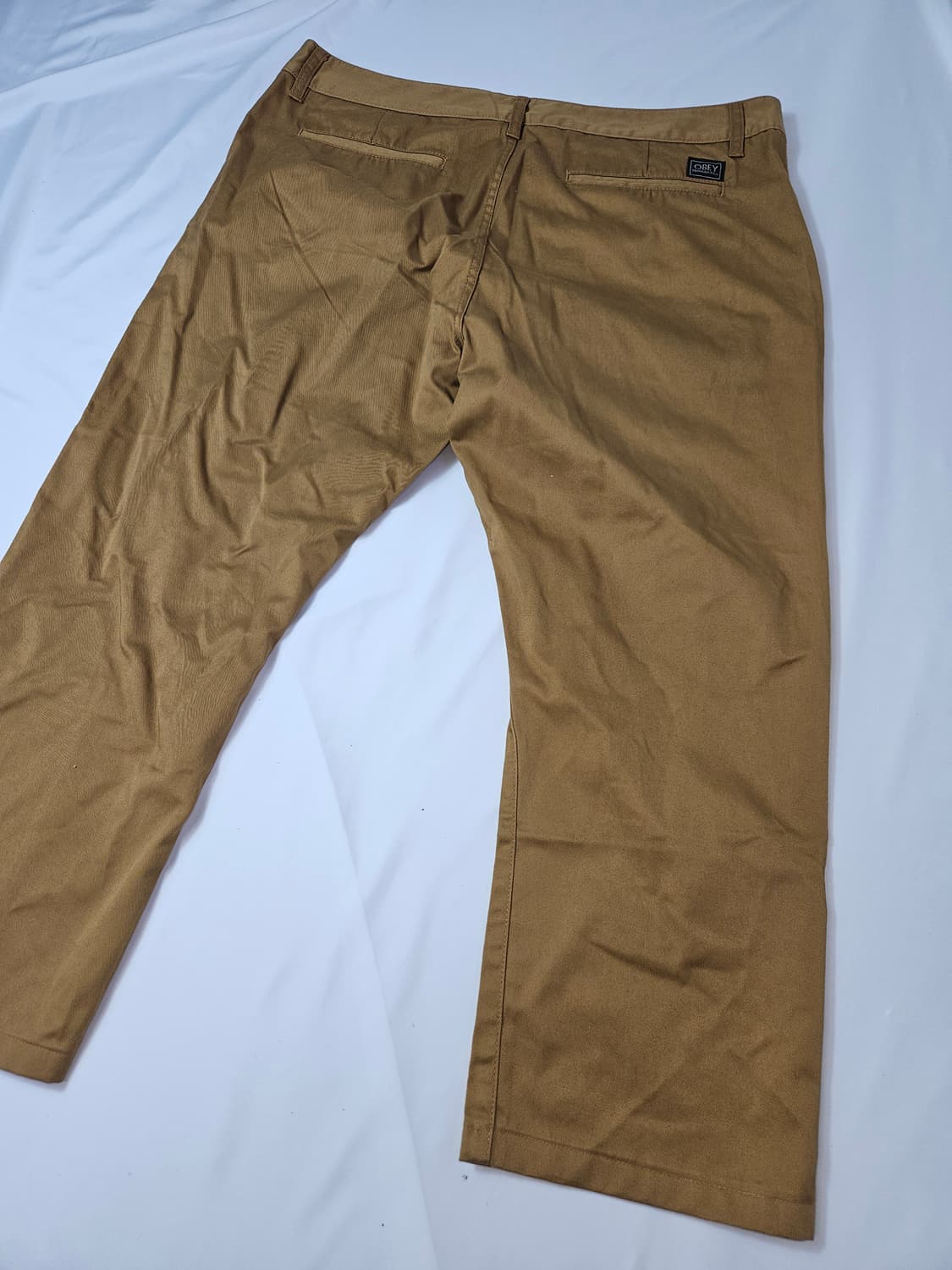 00s 오베이 OBEY 빈티지 워크팬츠 코튼 치노 크롭 38 상품이미지6