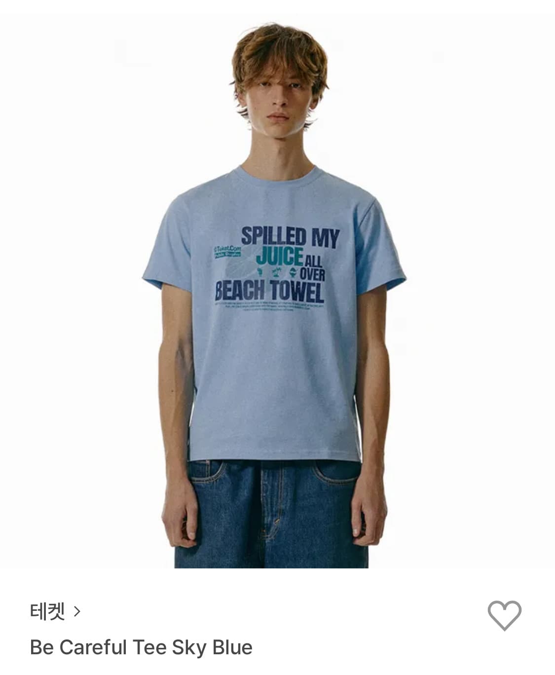 테켓 빈티지반팔 상품이미지1