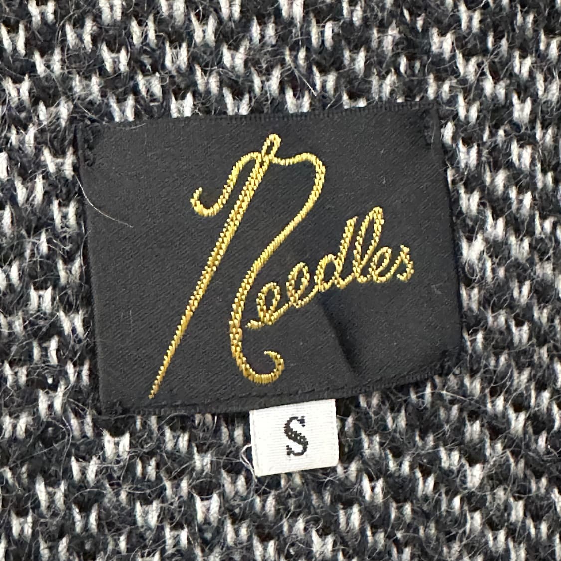 니들스 체커 모헤어 가디건  상품이미지4