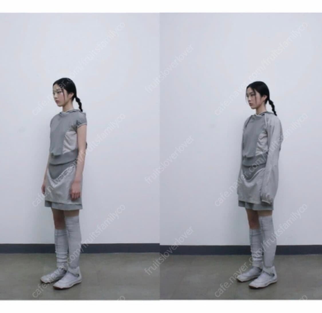 오호스(ojos) 투웨이후드볼레로 카키  상품이미지2