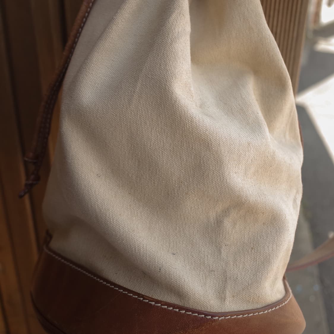 80~90’s PRL Canvas 1-Shouler Bucket Bag 상품이미지10