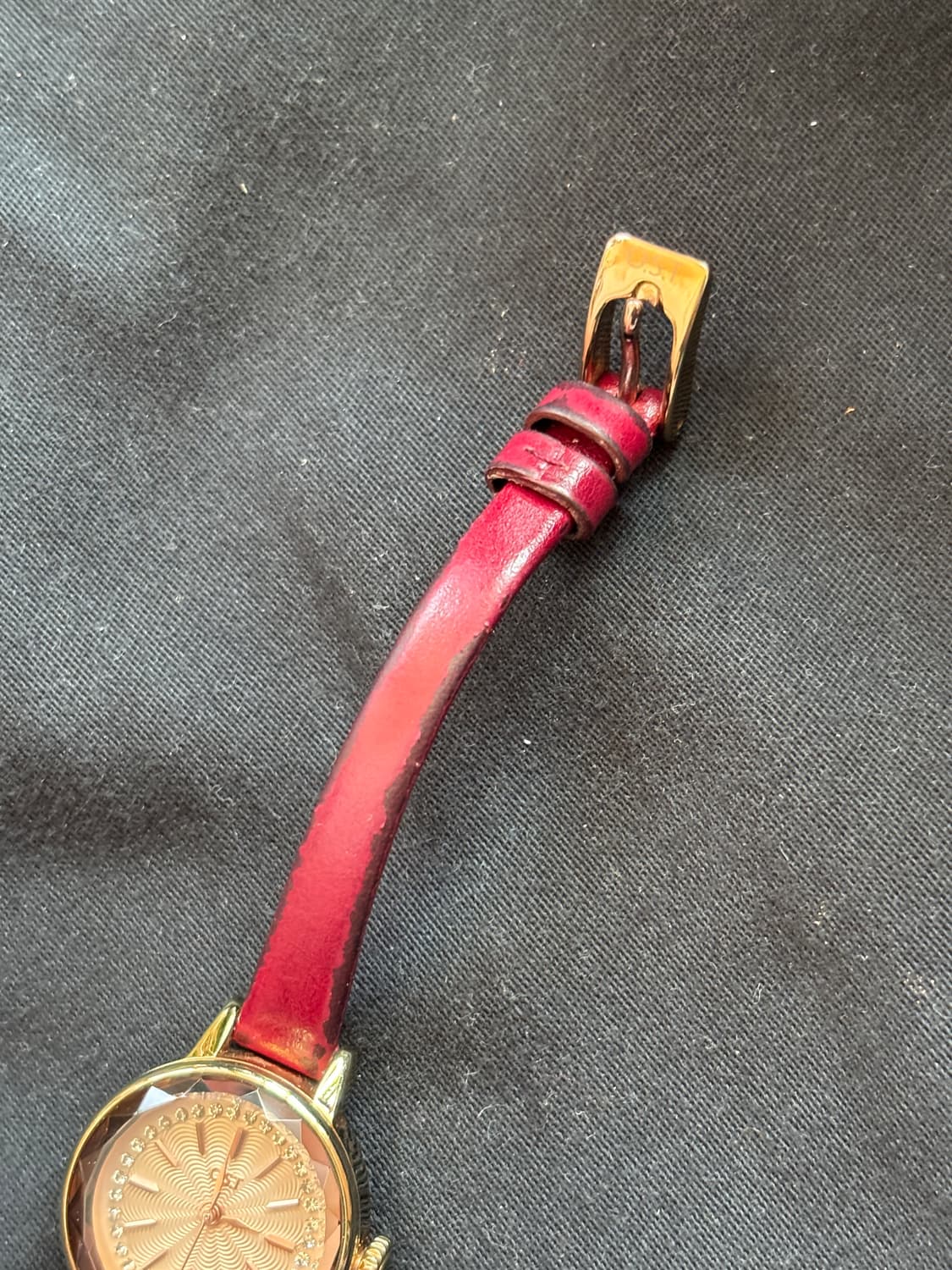 vintage ost leather string watch 상품이미지2