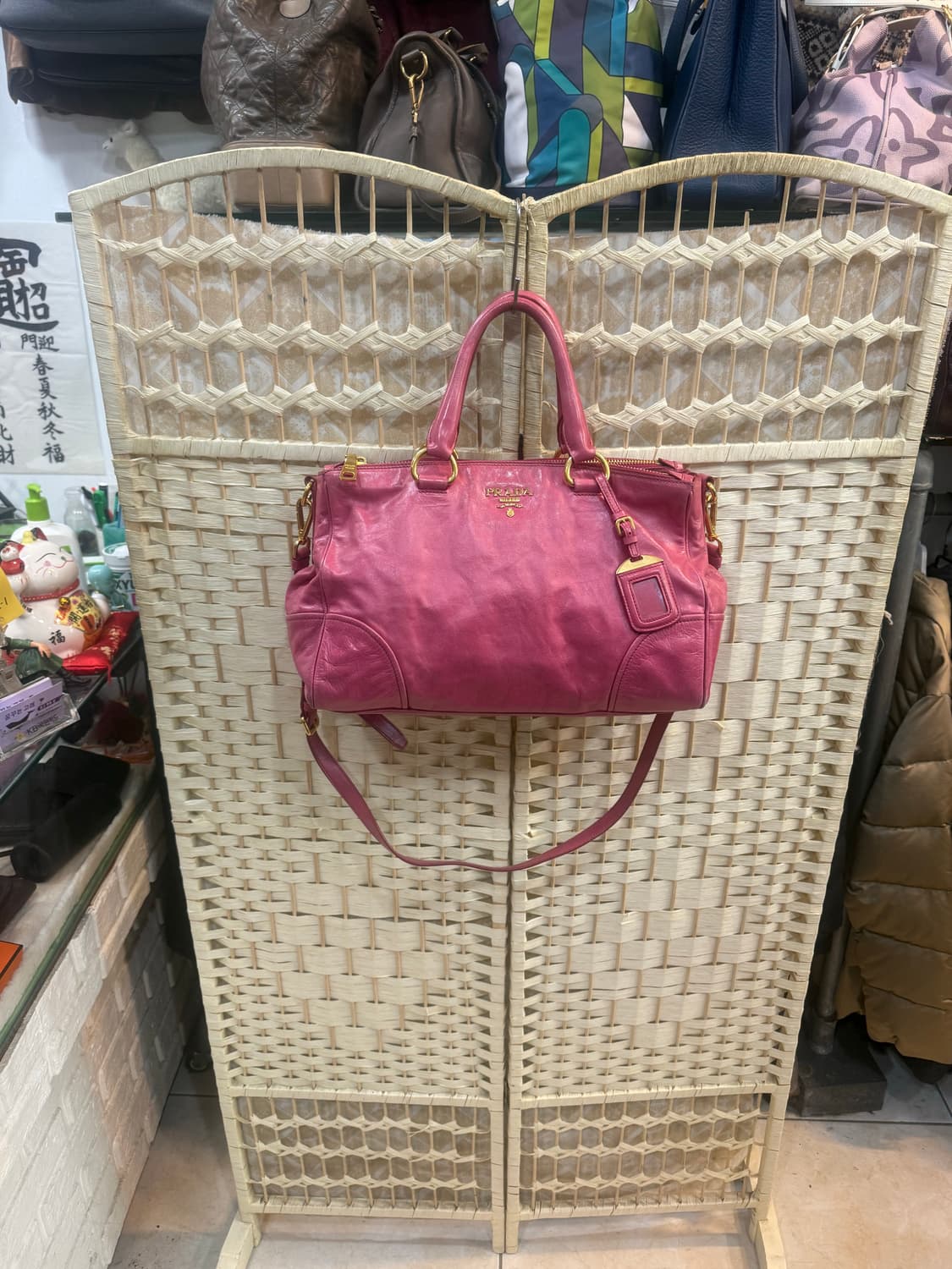 정품 프라다 비텔로 샤인 2way백 팝니다 상품이미지1