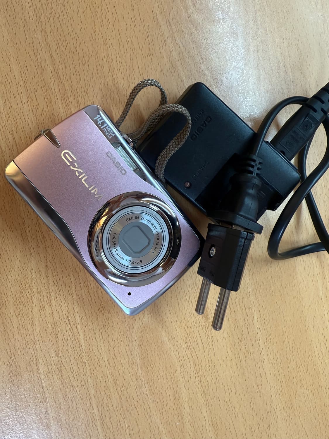 카시오 엑슬림 ex-z550 핑크 상품이미지1