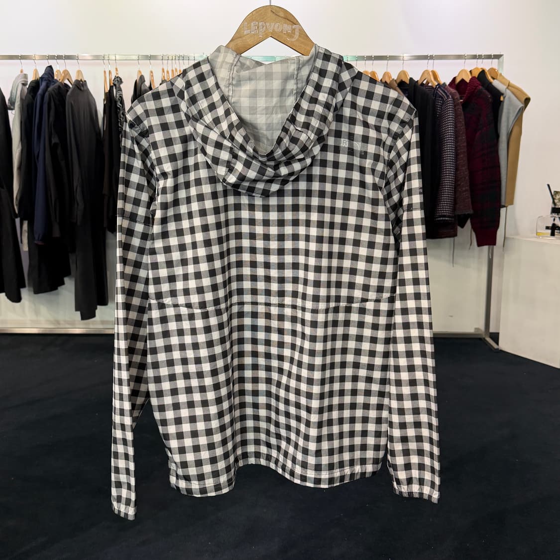 [L] 노스페이스 깅엄체크 바람막이 상품이미지2